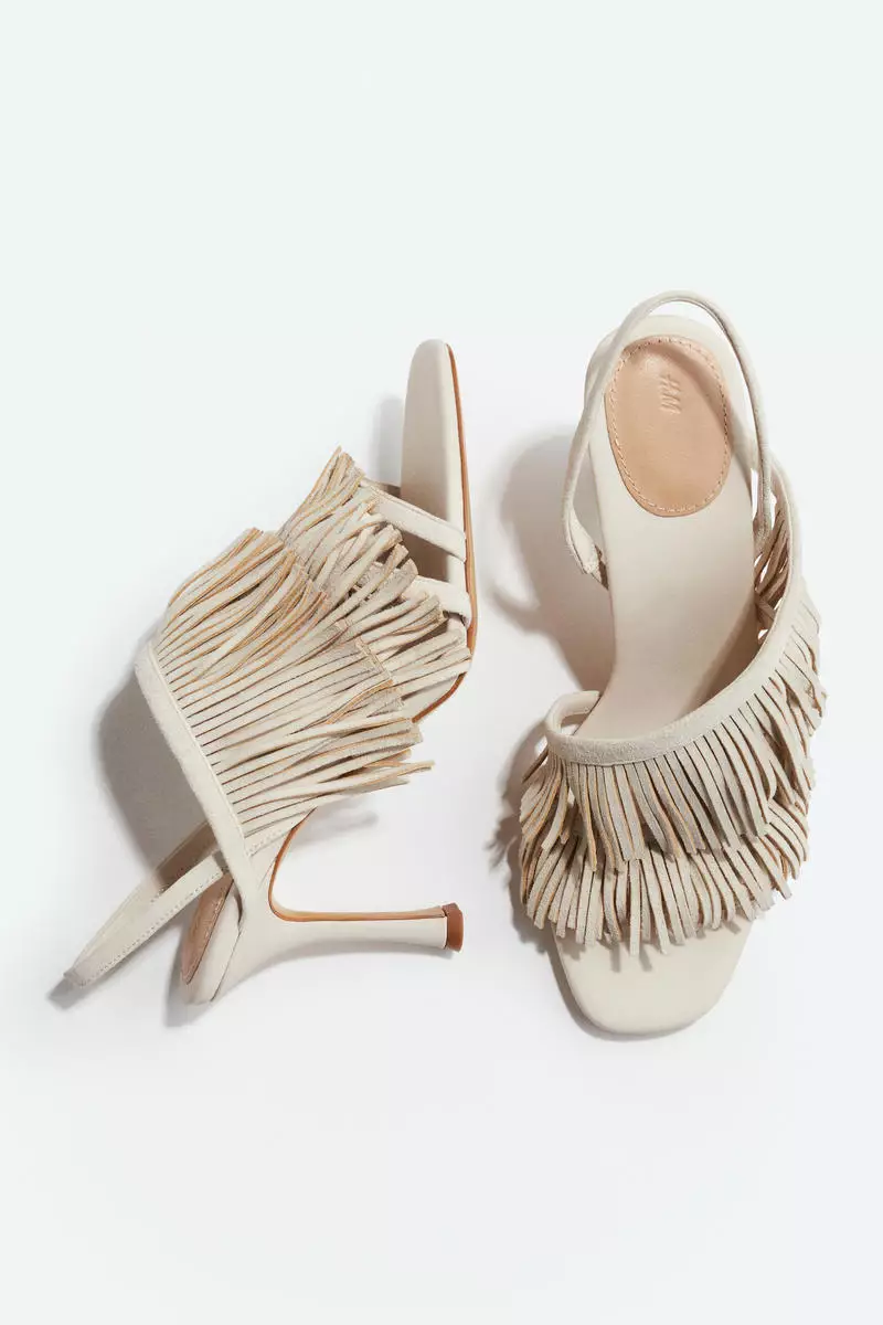 Discount on H&M  shoes - SKU: Heeled suede sandals