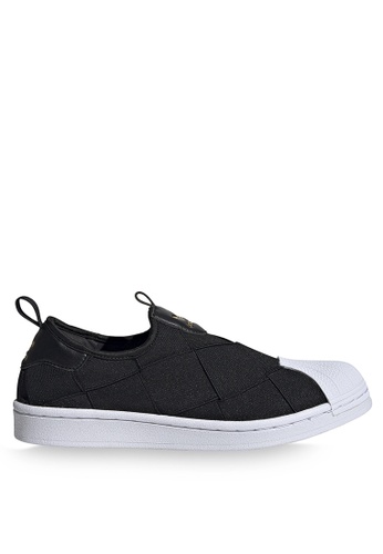 ADIDAS black Superstar Slip-on Shoes F1D38SH49839B8GS_1