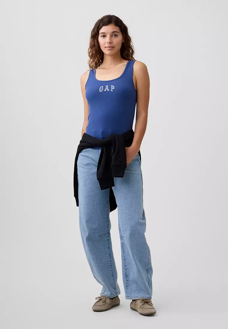 Logo Boyfriend Tank Top