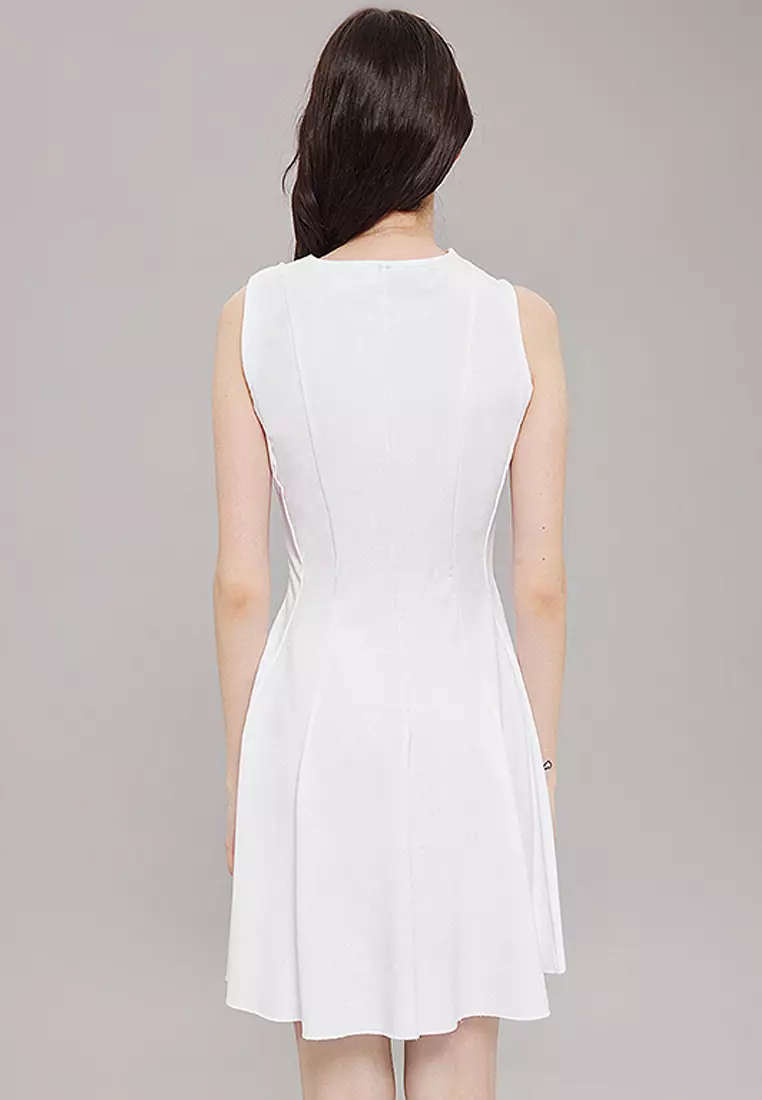 Frilled Mini Knit Dress