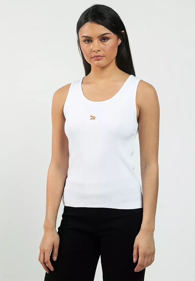 Buy Maison Kitsune Baby Fox Tank Top 2026 Online | ZALORA