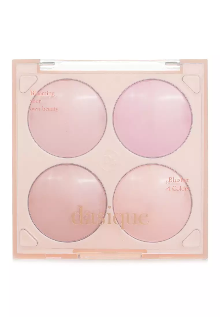 DASIQUE - Blending Mood Cheek 四色胭脂盤 - # 09 Almond Vanilla 16.8g