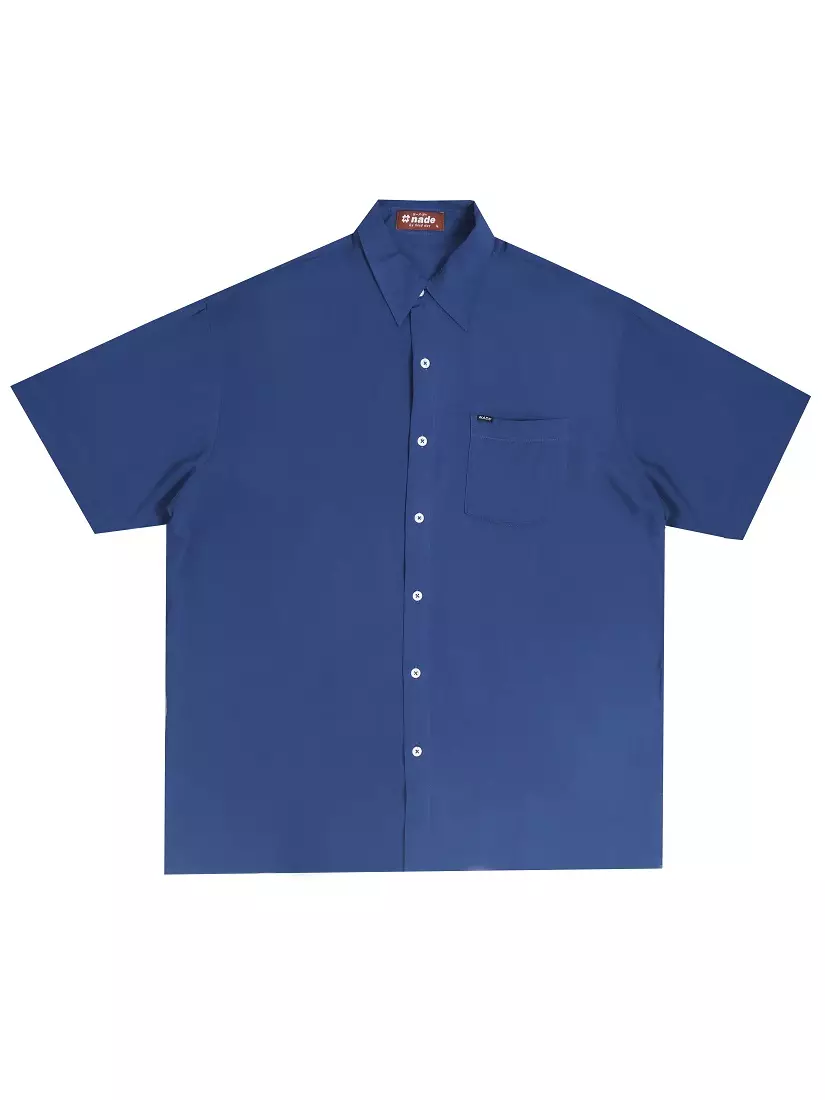 NTA76 Kemeja MKM Men Basic Polos Navy With Pocket