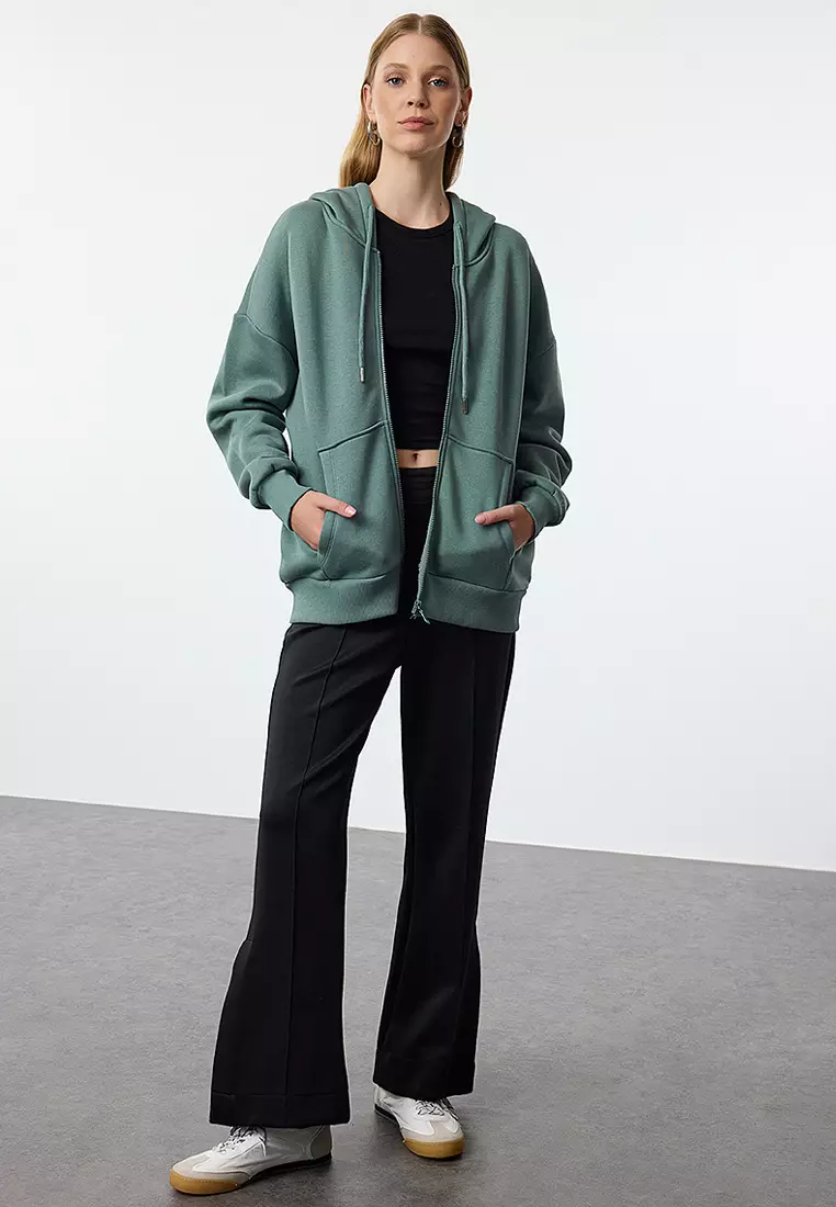 Oversized Zip Hoodie