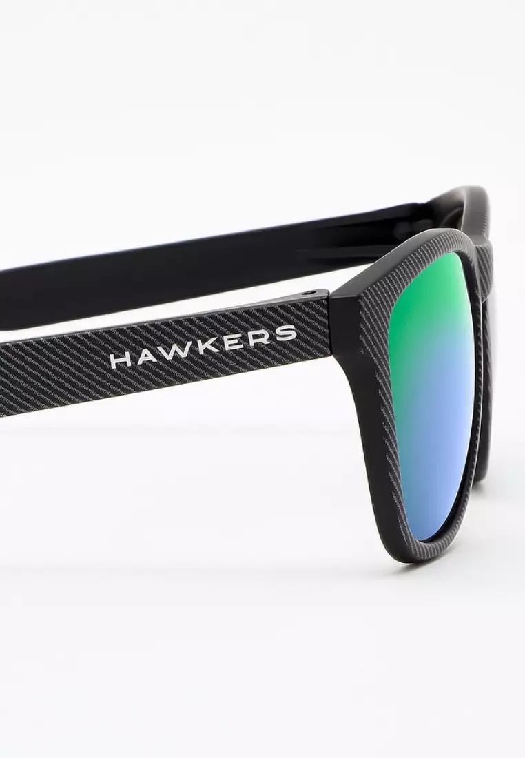 HAWKERS Emerald ONE CARBON Sunglasses for Men and Women. Official Product Designed in Spain