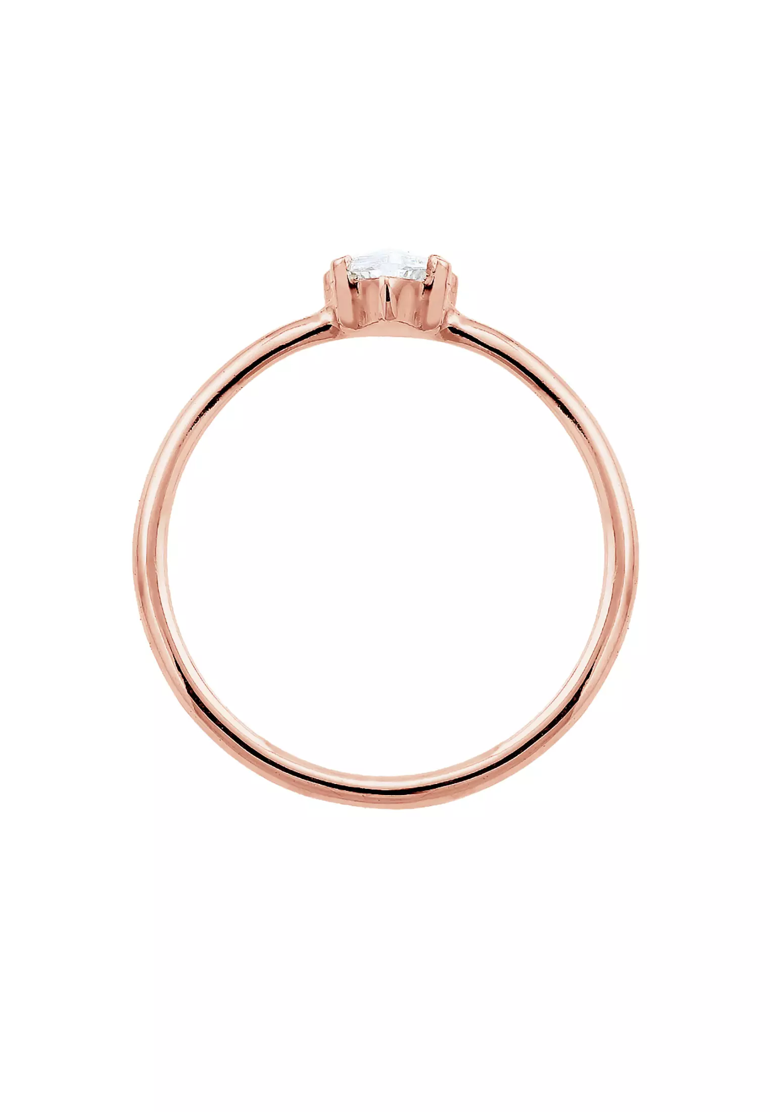 Ring Classic Zirconia Gold Plated