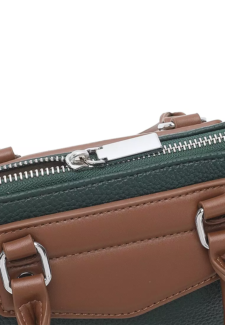 Women's Top Handle Bag / Sling Bag / Crossbody Bag / Shoulder Bag - Dark Green