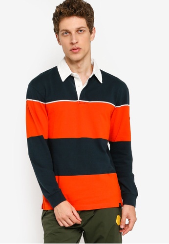 Buy Scotch Soda Long Sleeve Rugby Polo Shirt 2020 Online Zalora Singapore