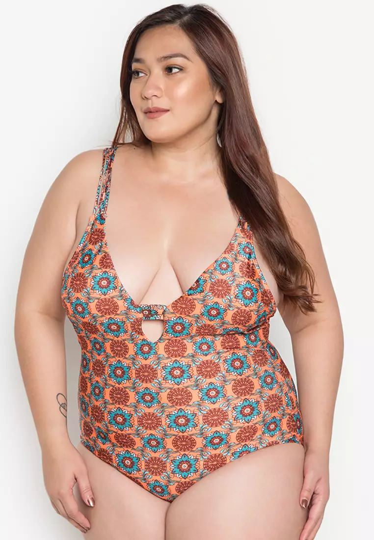 Zaful plus size on sale swim