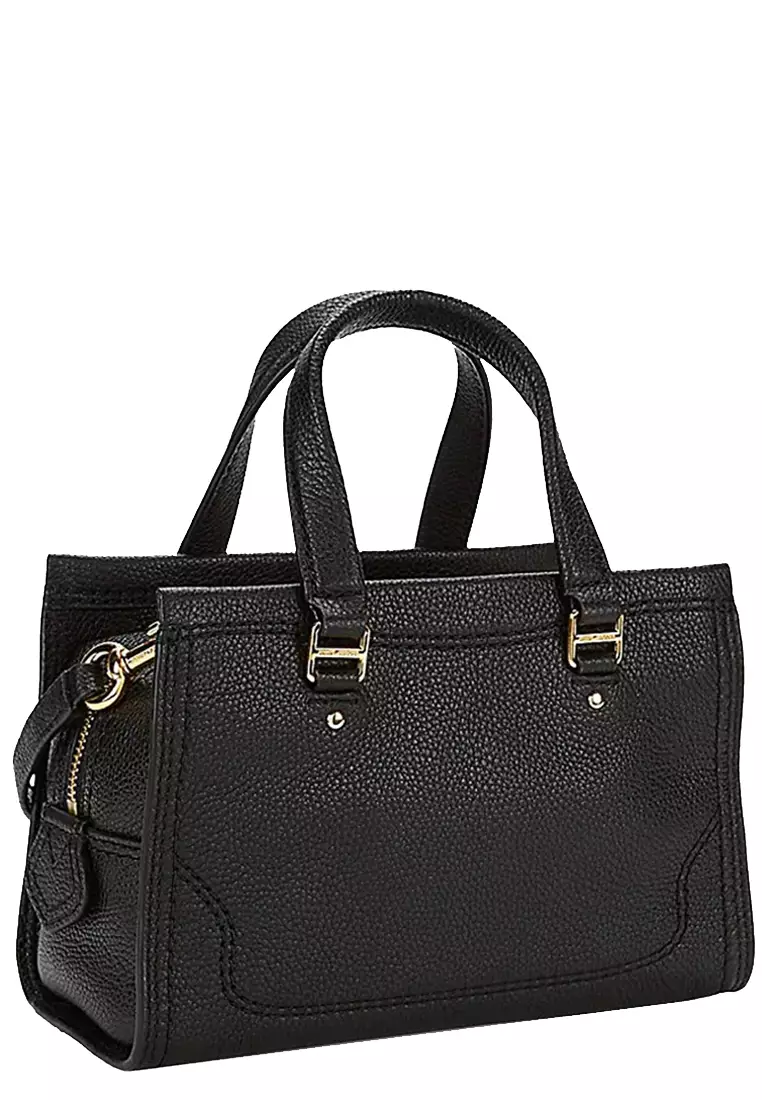 Cruiser Leather Satchel Bag in Black M0015021