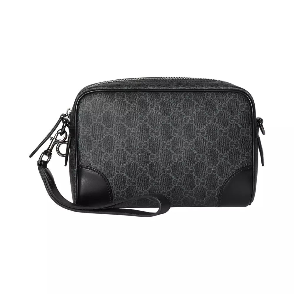 GG Emblem Small Crossbody Bag Black
