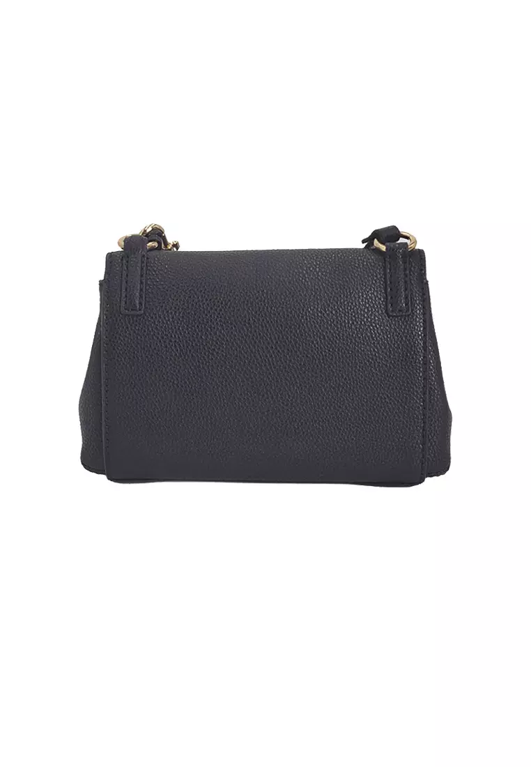 Marc Jacobs H104L01PF22 Black With Gold Hardware Women's Leather Shoulder  Bag