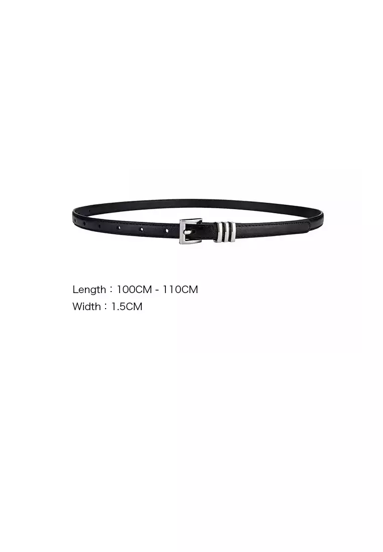Slim Cowhide Belt