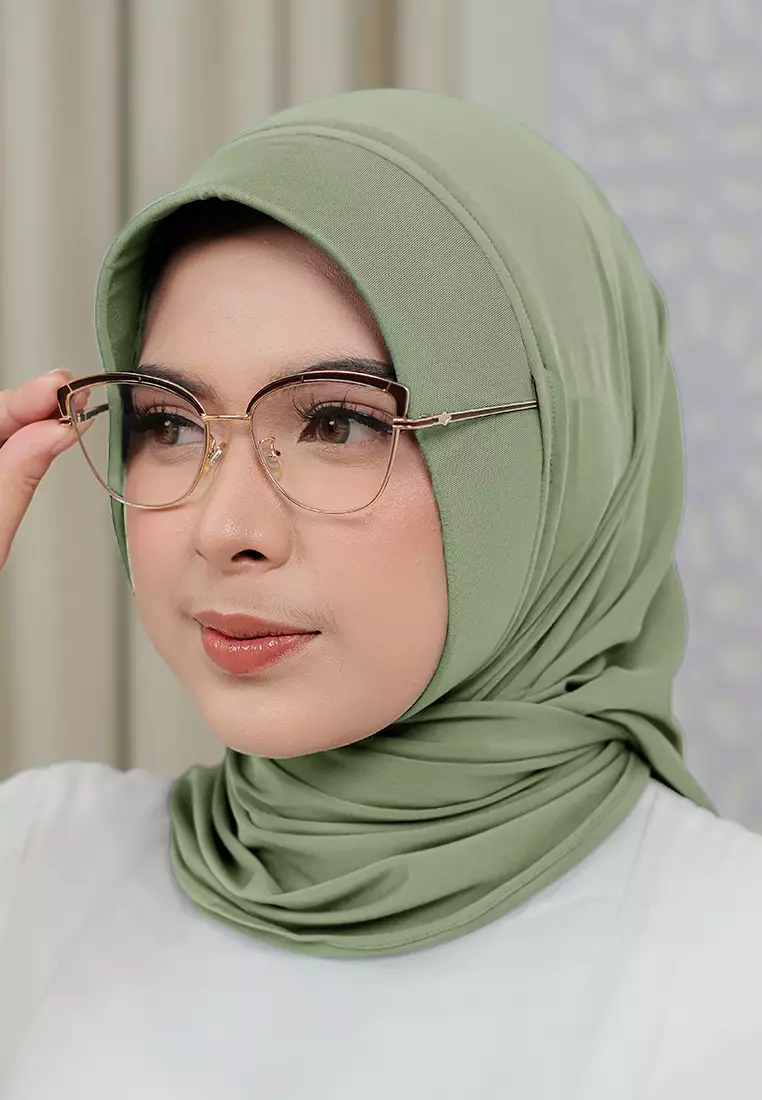 HIJAB INSTAN SOFTPAD AMEENA - BASIL