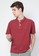 Skelly red SKELLY TALON STAND UP COLLAR HENLEY IN MAROON 45423AA0C4E303GS_1