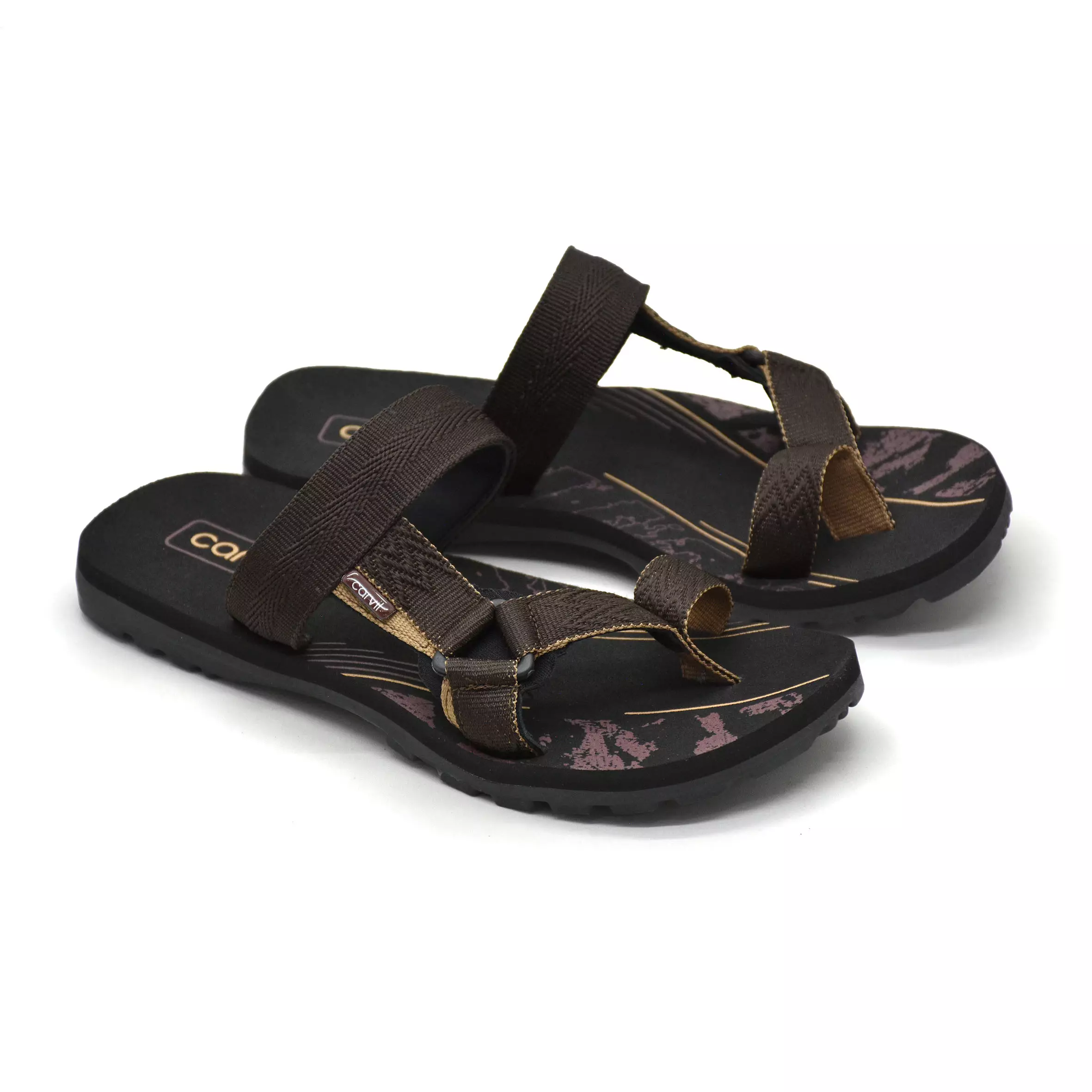 Carvil Sandal Pria Spextra-S23 M Brown/Beige