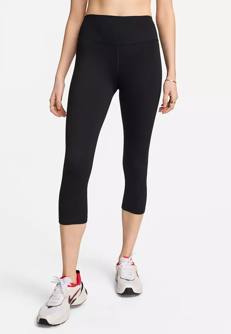Jual Nike One High-Waisted Crop Leggings Original 2025 ZALORA
