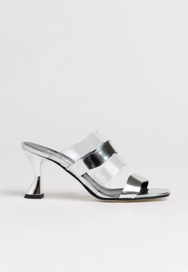 Pollini Women s Silver Sandals