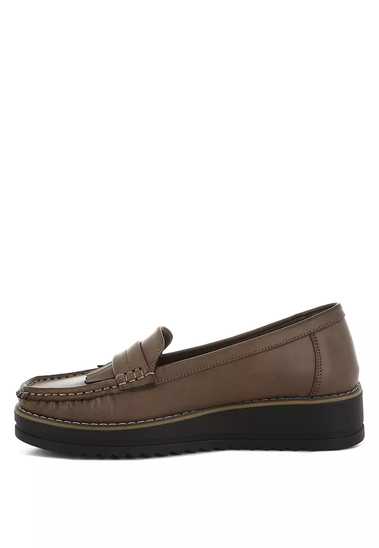 Sepatu Nubuck Berpohon dalam warna Taupe