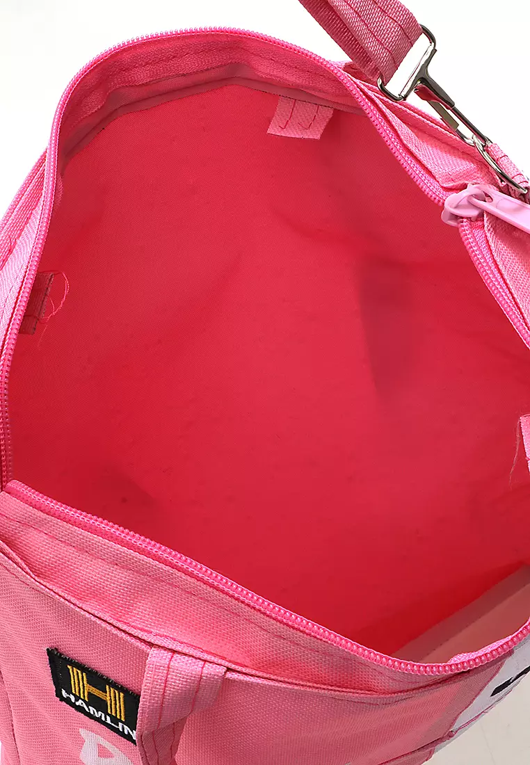 Millane Totebag Wanita Simple Two Tone Fashion Casual Large Storage Material Canvas ORIGINAL - Pink White