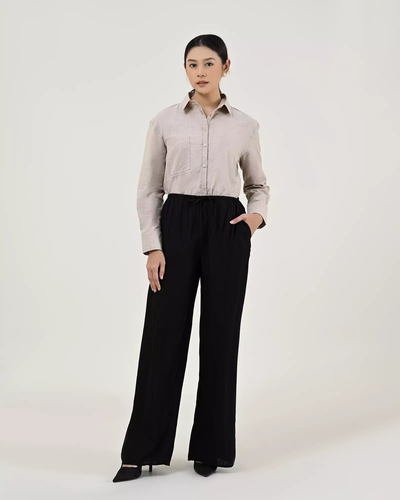 Geulis.id MALLO PANTS - Black
