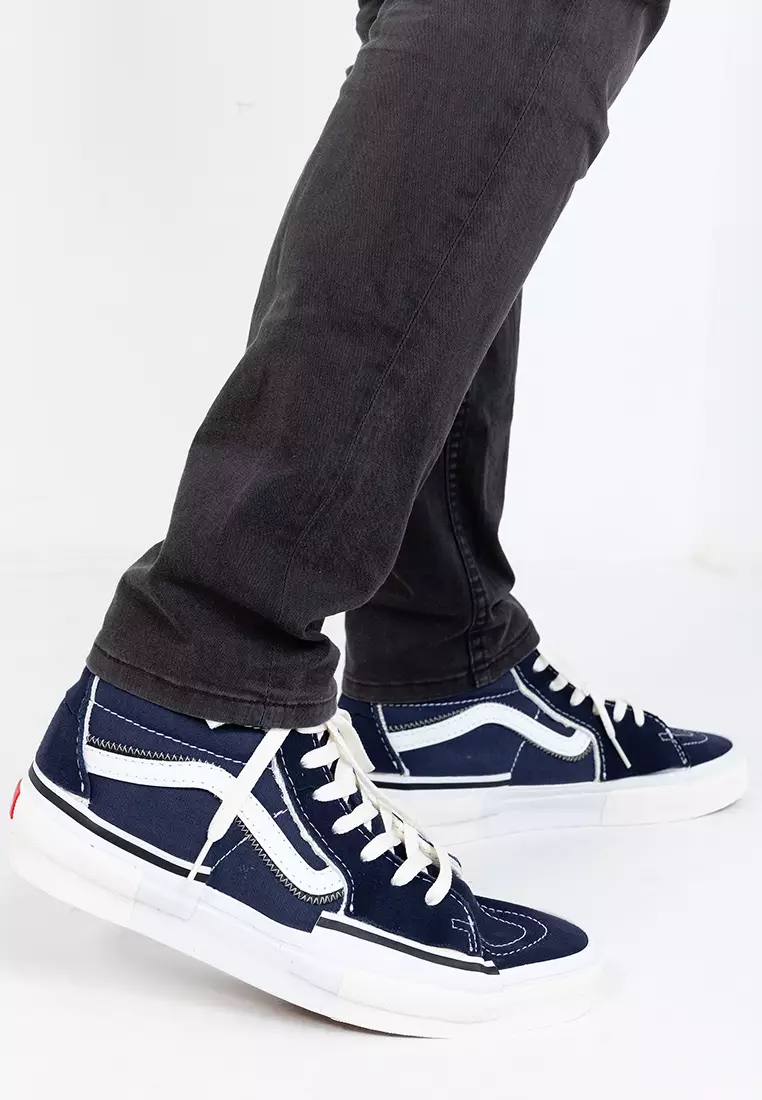 Vans classic sk8 hi sneakers in all white on sale