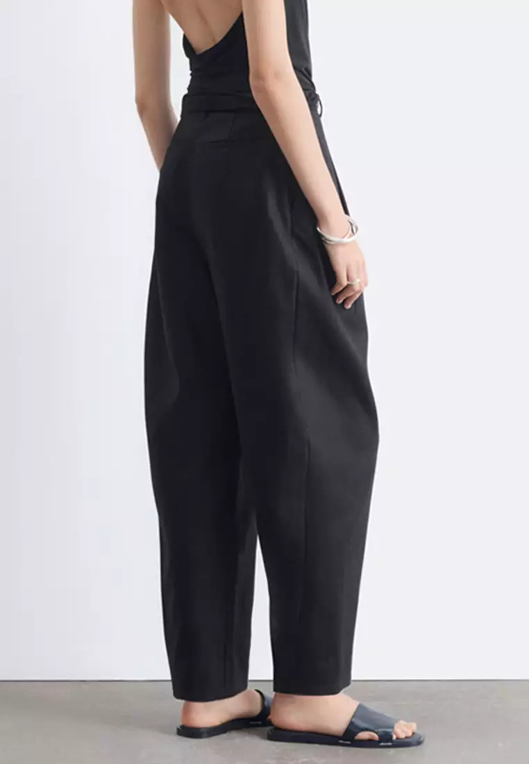 Barrel-Leg Trousers