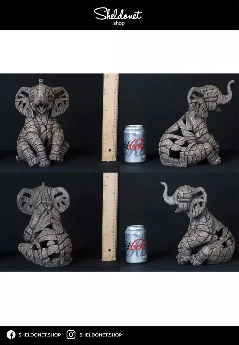 Buy Enesco Enesco Edge Sculpture Elephant Calf Online ZALORA Malaysia