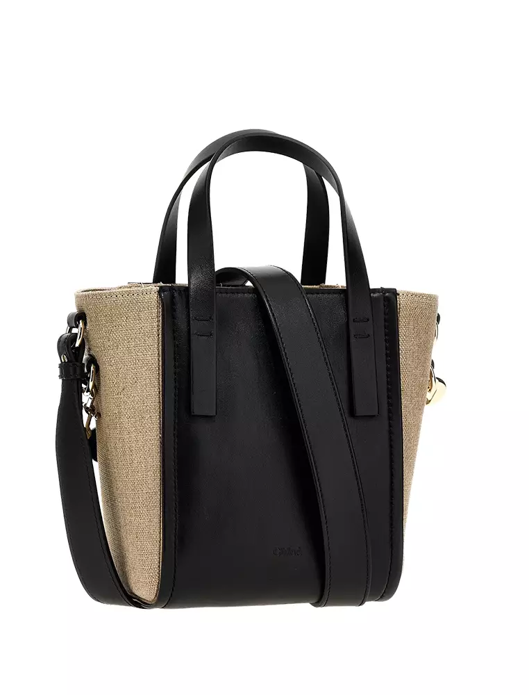 Chloe black tote hot sale