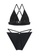 ZITIQUE black Women's Sexy Deep V Back Buckle Bikini - Black 755F1US19F4181GS_2