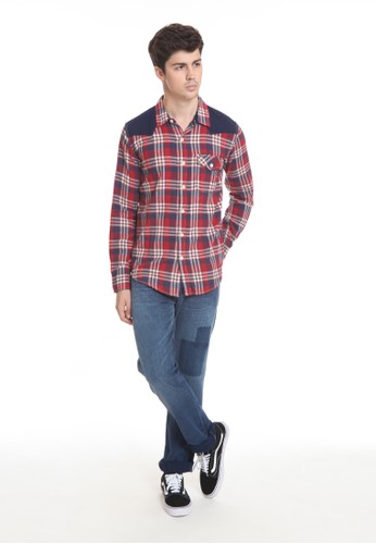 Jual Wrangler Wrangler Men Kemeja Lengan Panjang 