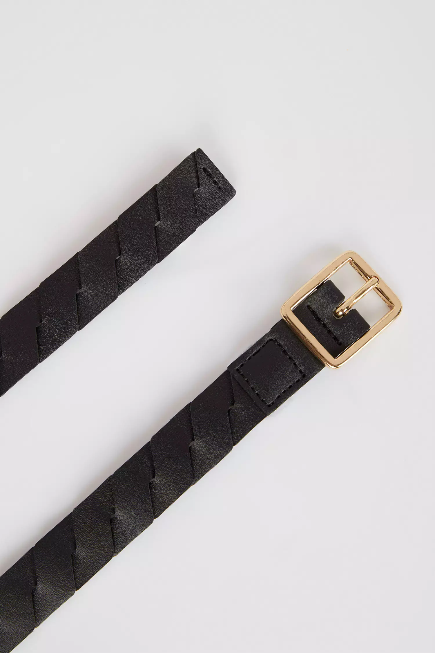 Buy DeFacto Rectangle Buckle Faux Leather Belt 2024 Online