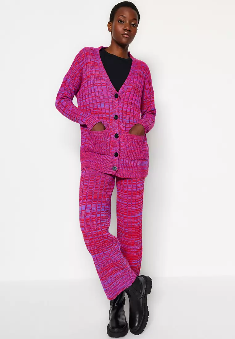 Cardigan pants set hotsell
