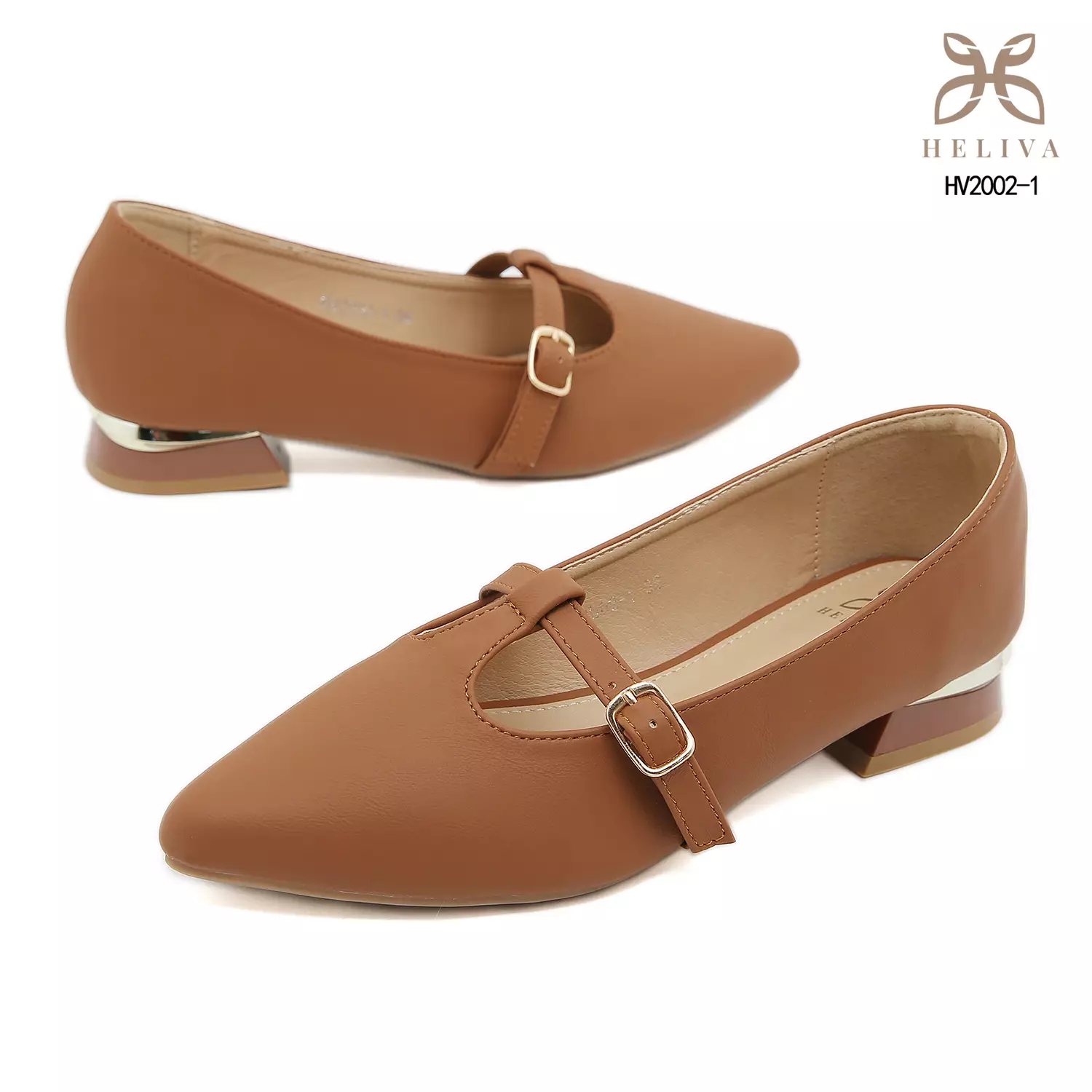 HELIVA WINA Timeless Mary Jane Pumps with Elegant 2.5cm Lift HV2002-1