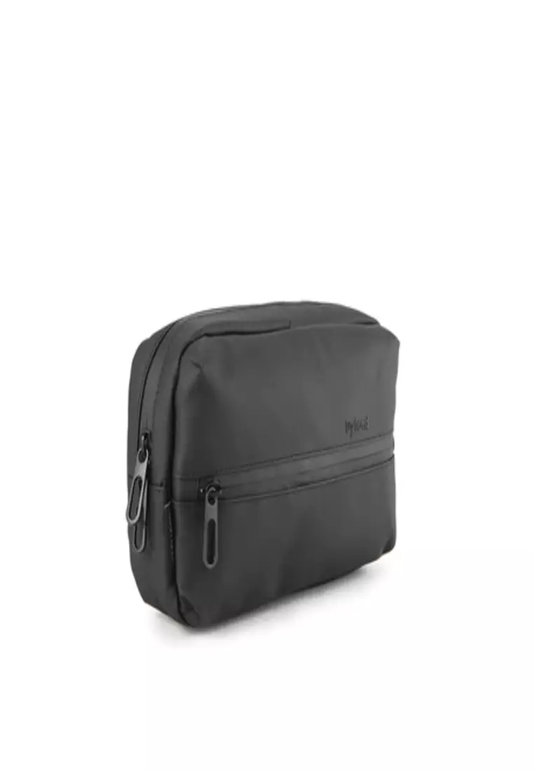 Byford Tas Selempang Pria Kulit Leather Sling Bag Messenger Men Bag Casual Sporty Fashion 2212816301BLA