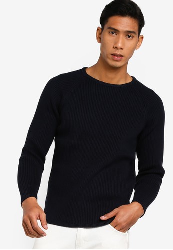 Jual Selected Homme Rigg Ribbed Knit Sweater Original Zalora Indonesia