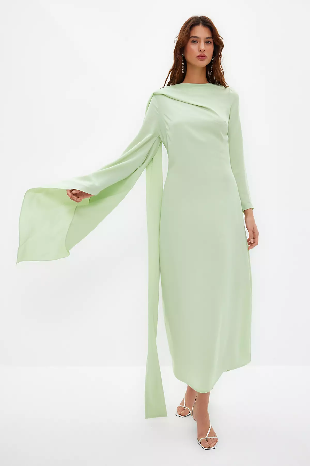 Draped Maxi Dress