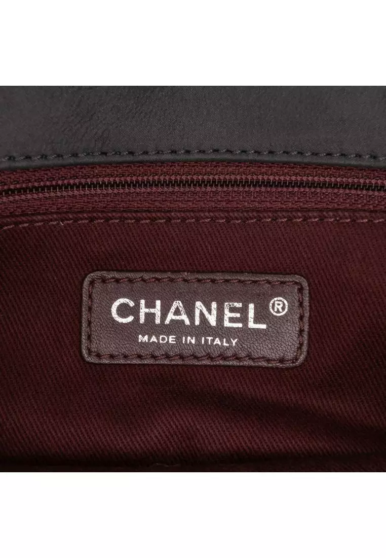 Pre-Loved Chanel Diamond Embossed Calfskin New Chic Flap