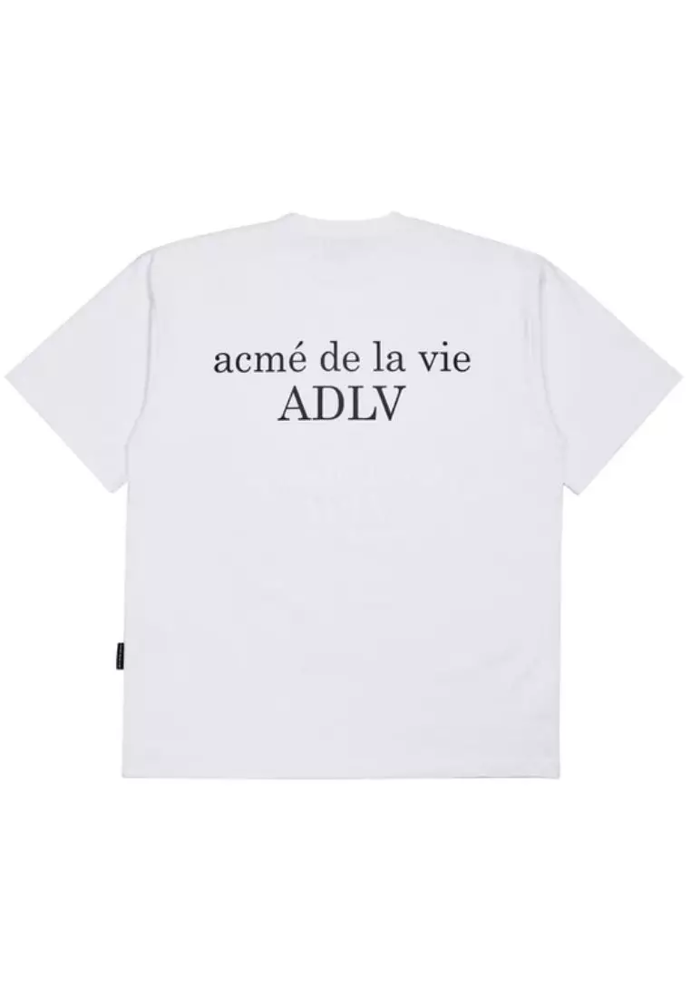 ADLV Baby Face Telephone Baby Short Sleeve T-Shirt R White