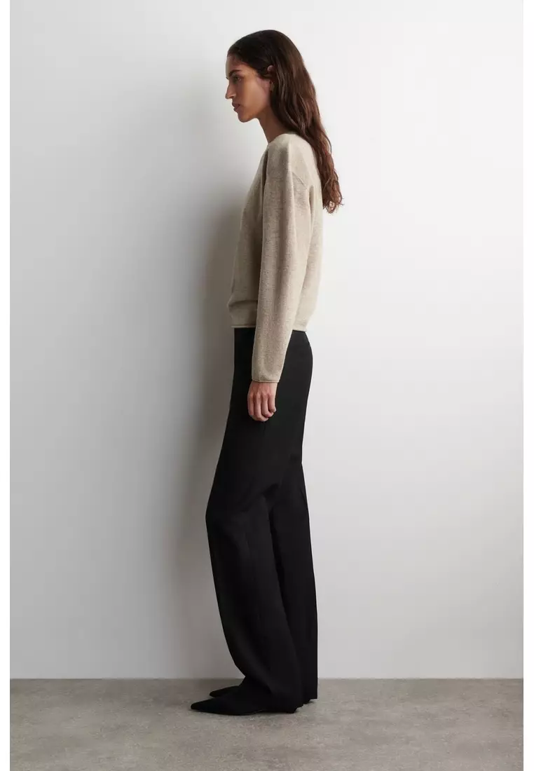 MERINO WOOL CREW-NECK JUMPER