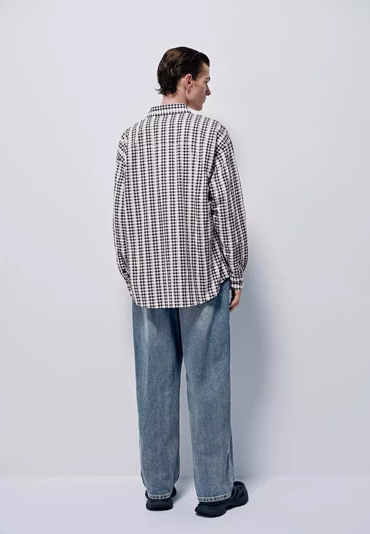 Loose Fit Check Shirts