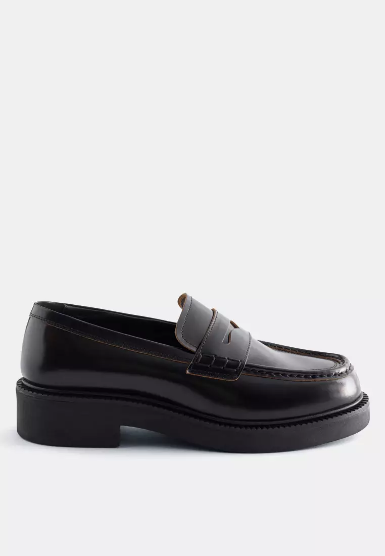 Chunky Leather Loafers