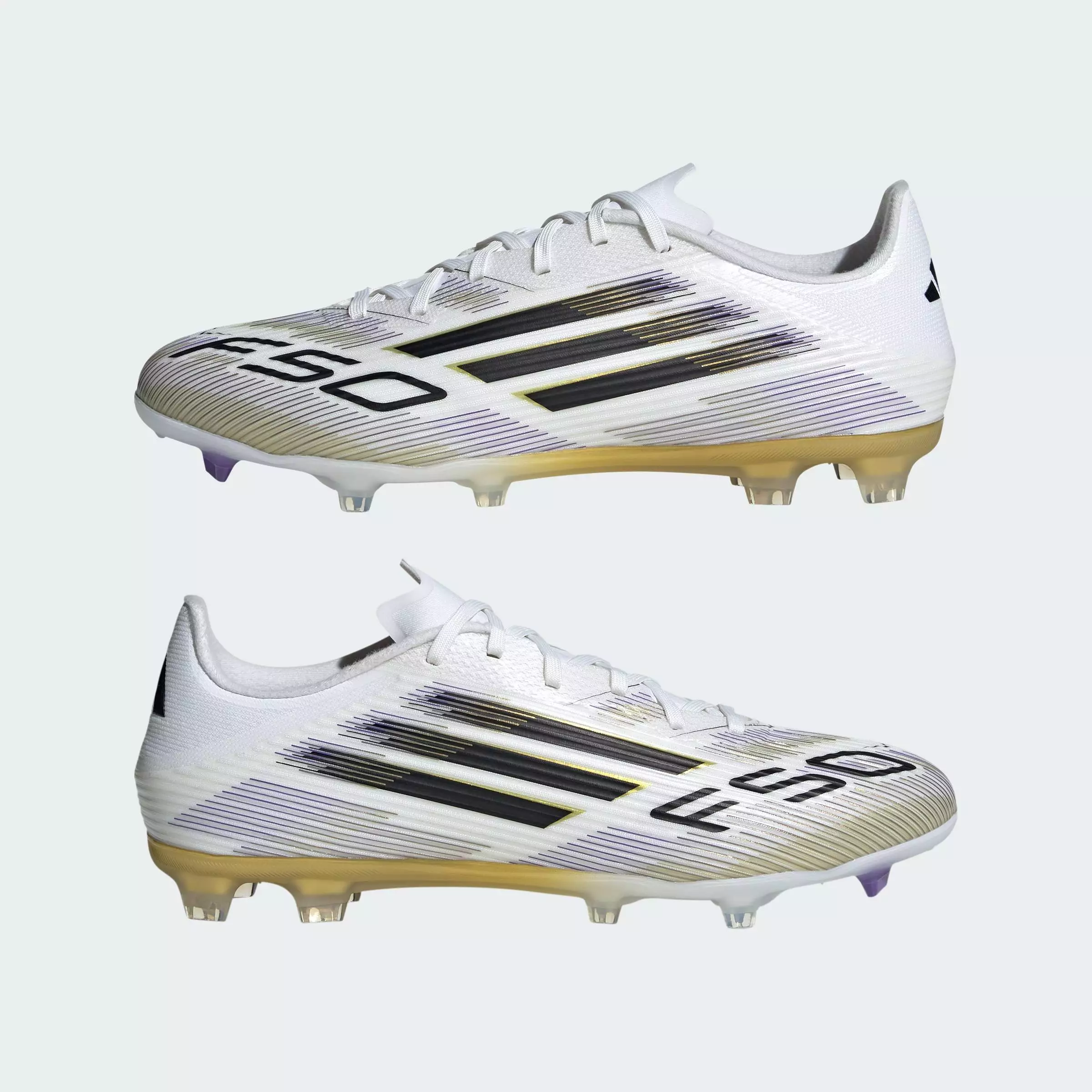 Football F50 League Firm/Multi-Ground Boots Unisex White JI0005