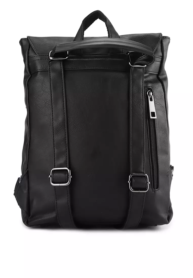 Distressed Leather Relay Backpack