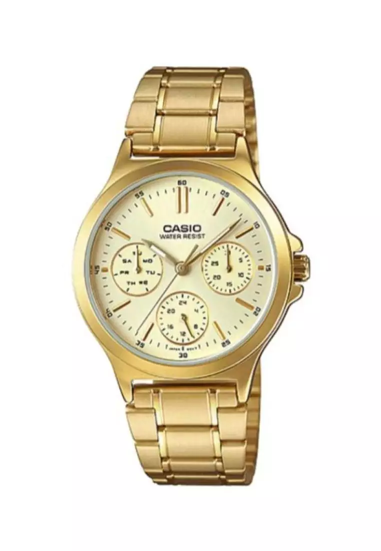 Casio gold hot sale womens watch