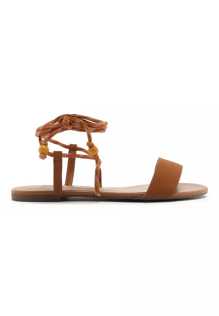 Discount on Anacapri  shoes - SKU: Lace Sandal Tan