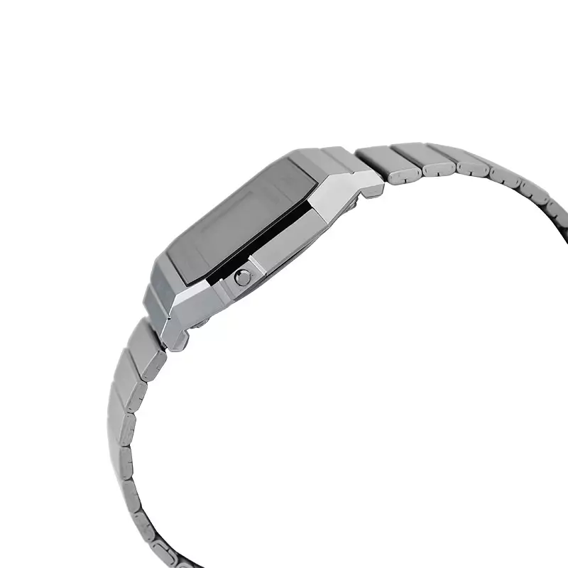 Jam Tangan Wanita Digital Casio Standard A700WEV-7ADF A700 Stainless Steel Strap