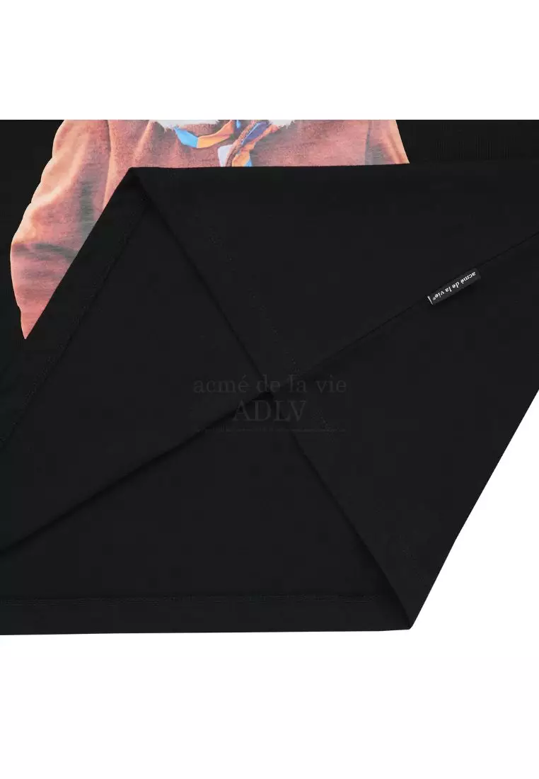 Baby Face FOX DOLL Short Sleeve T-Shirt Black