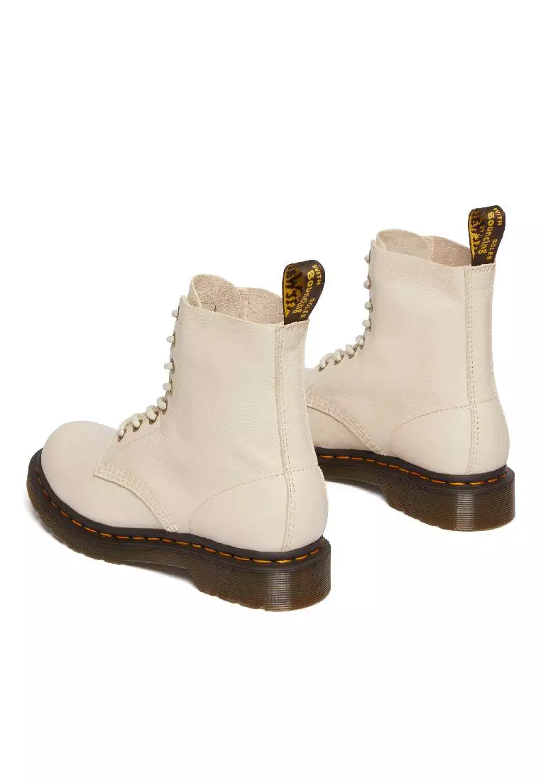 1460 WOMEN'S PASCAL GOLD EYELET LACE UP BOOTS