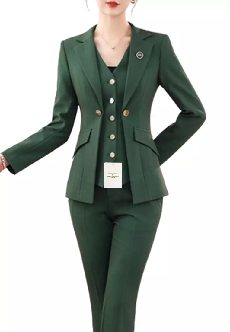 Buy Twenty Eight Shoes Slim Fake Two-Piece Suit Set YGH-EM2306-1